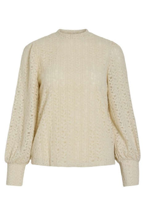 Vila viamata high neck l/s top/r