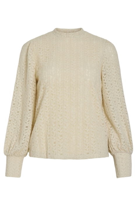 Vila viamata high neck l/s top/r