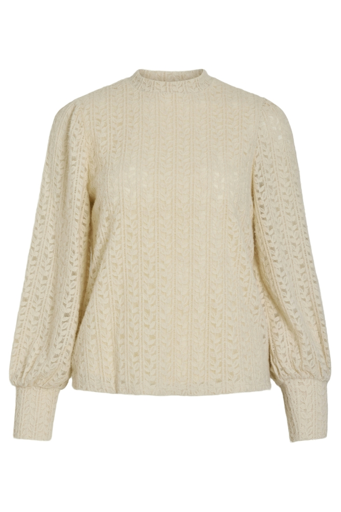 VIAMATA HIGH NECK L/S TOP/R 14103900 BIRCH