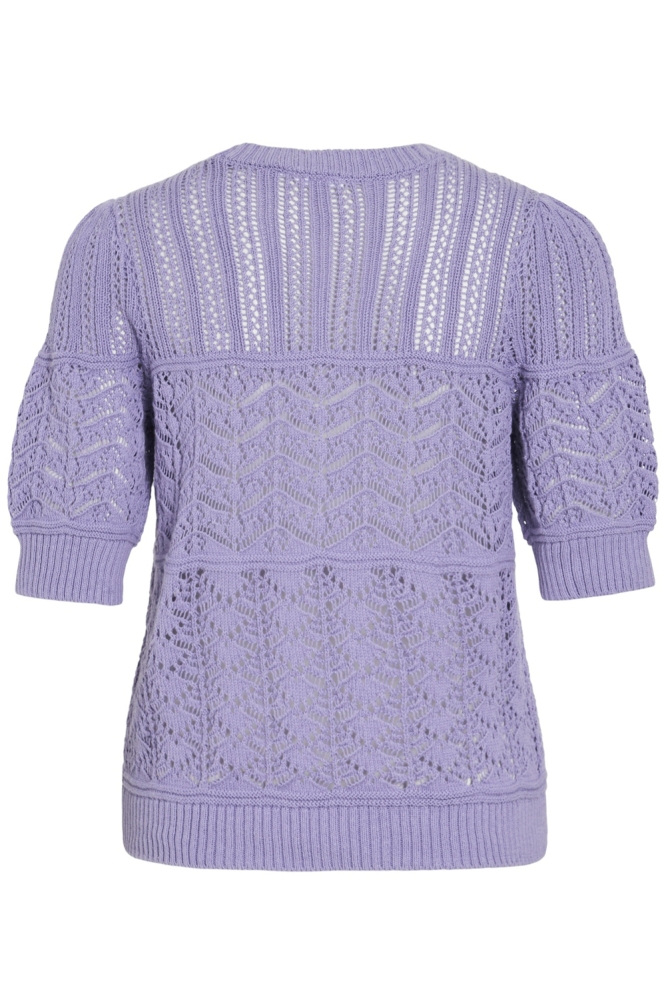 VINYA O-NECK 2-4 KNIT TOP 14104558 VIOLET TULP