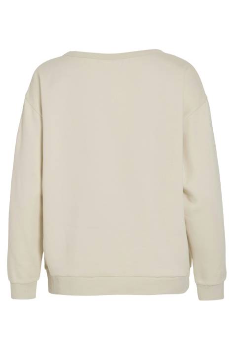 Vila vimaldea emb o-neck l/s top/r