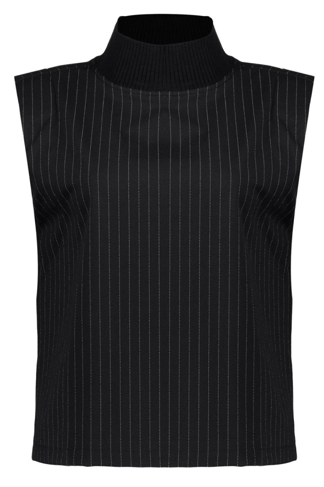 TOP MET PINSTRIPE 43675 20 Black