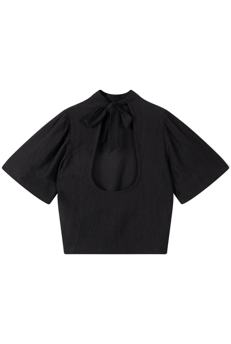 Refined Department ladies knitted structure blouse