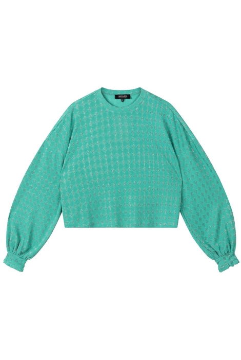 Refined Department ladies knitted glitter blouse