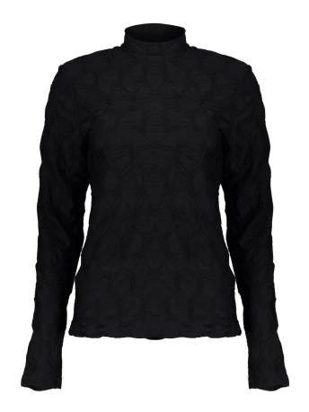 Geisha T-shirt GESTRUCTUREERDE TOP 42532 14 Black