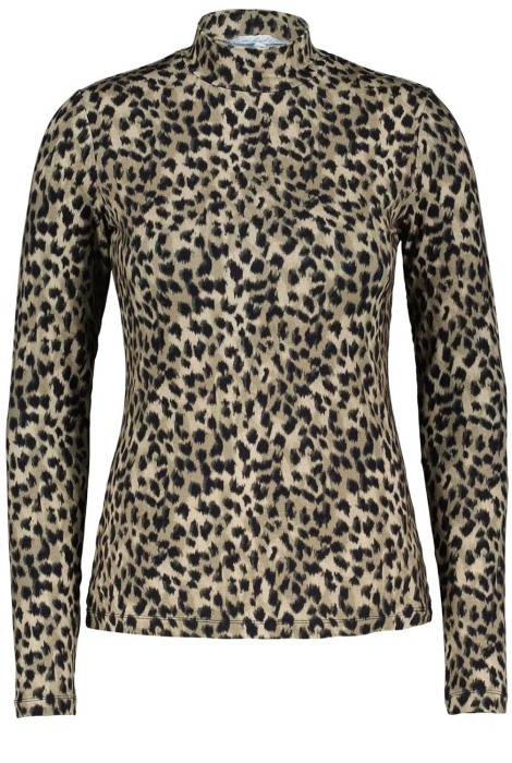 Red Button rolinde leopard top