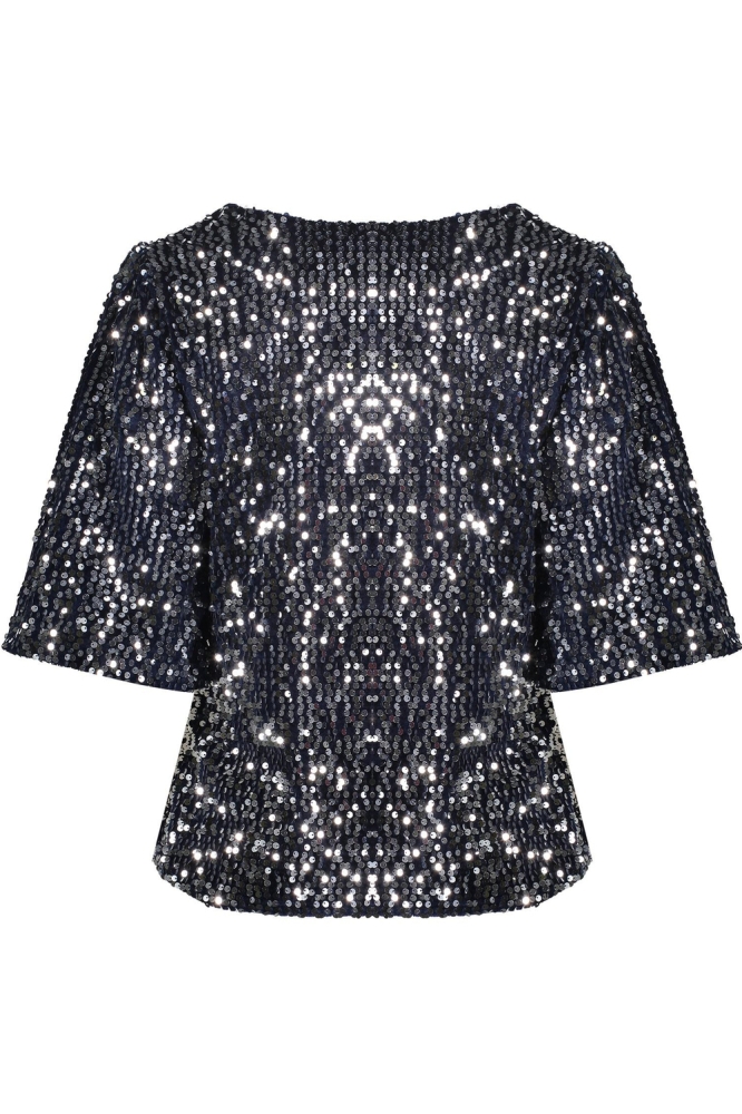 TOP MET PAILLETTEN 43959 20 MIdnighblue