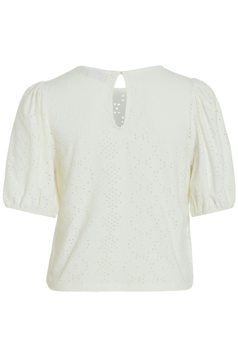 Vila vikally o-neck 2/4 top - noos