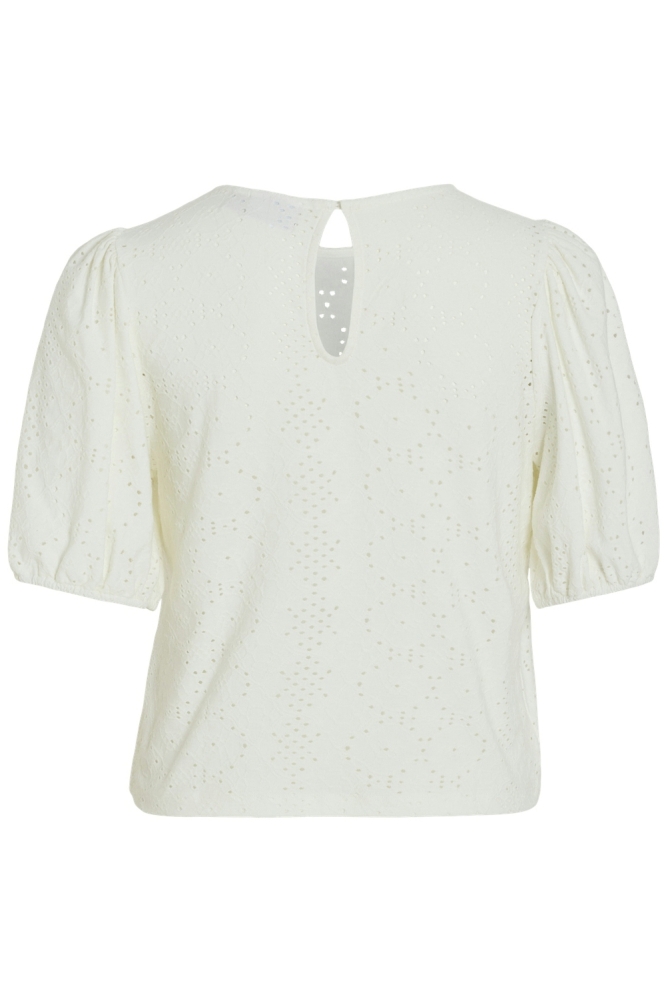 VIKALLY O-NECK 2/4 TOP - NOOS 14101667 OPTICAL WHITE