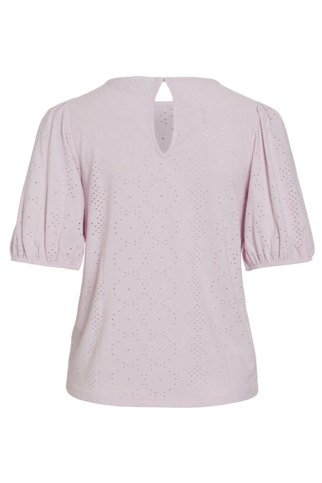 Vila vikally o-neck 2/4 top - noos