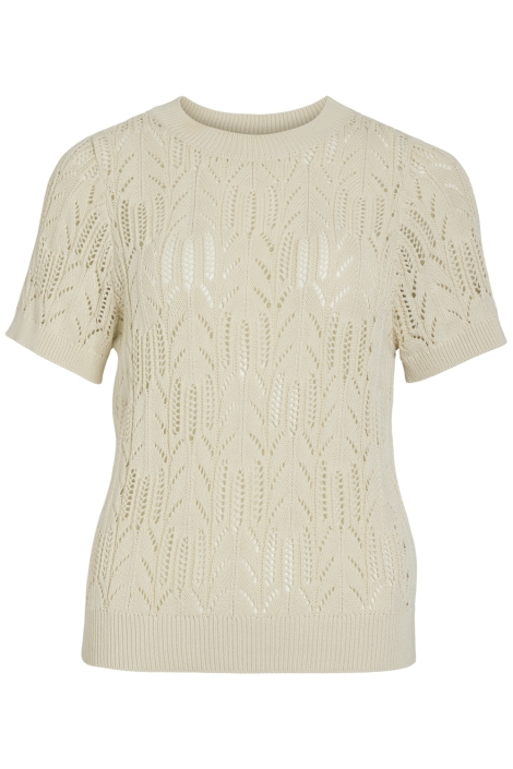 Vila vicotti s/s o-neck knit top - noos