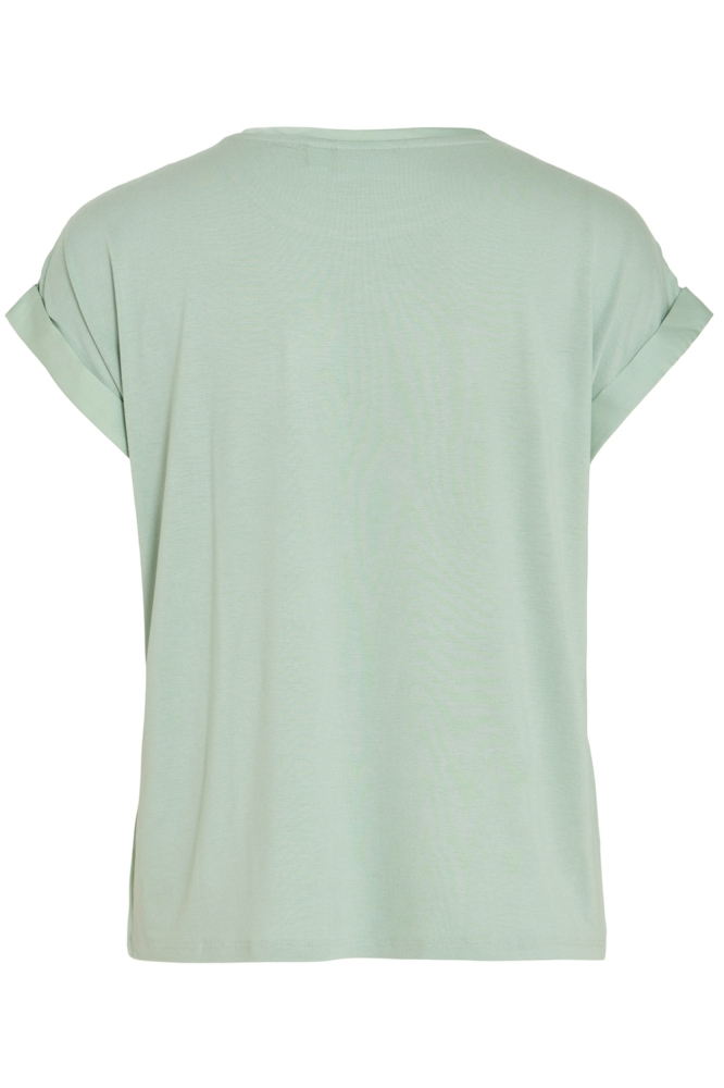 VIELLETTE S/S SATIN TOP - NOOS 14059563 SILT GREEN