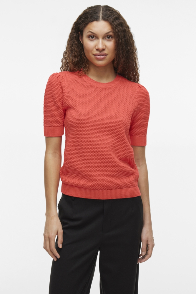 VIDALO O-NECK S/S KNIT TOP - NOOS 14084421 DUBARRY