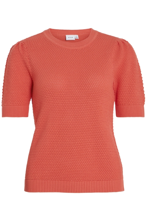 Vila vidalo o-neck s/s knit top - noos