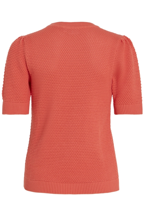 Vila vidalo o-neck s/s knit top - noos