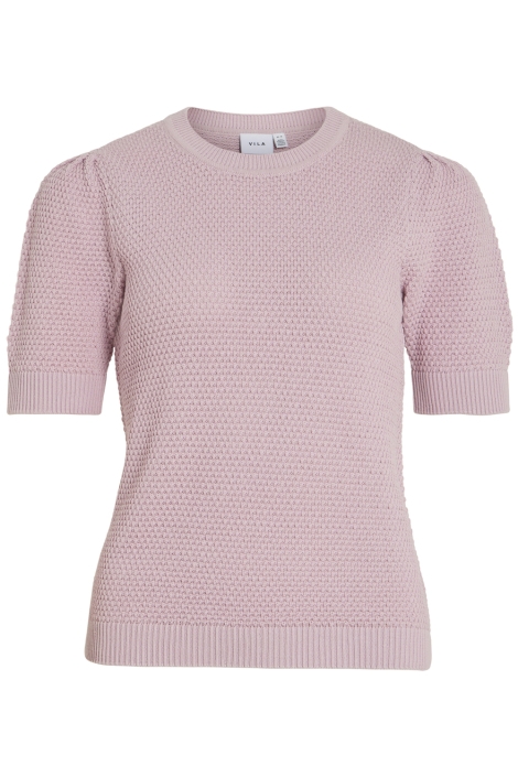 Vila vidalo o-neck s/s knit top - noos