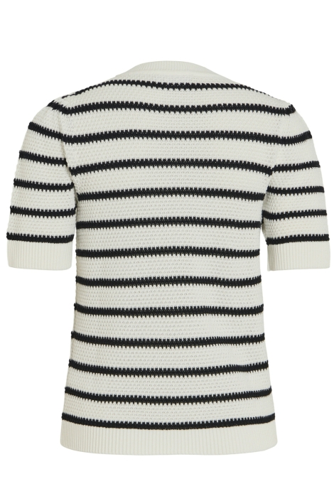 Vila vidalo o-neck s/s stripe knit-noos