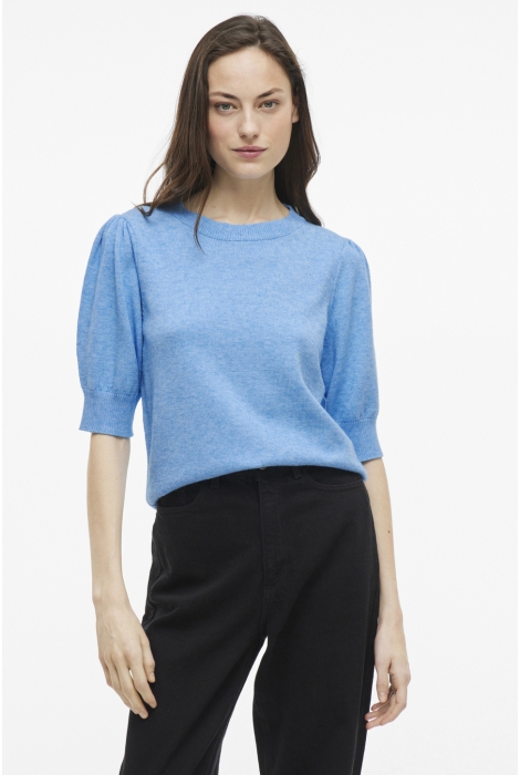 Vila viril 2/4 sleeve o-neck knit top -