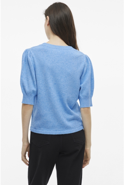 Vila viril 2/4 sleeve o-neck knit top -