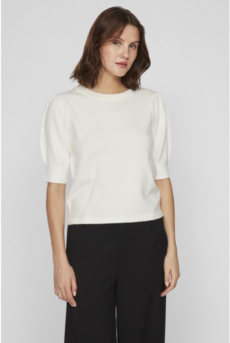 Vila viril 2/4 sleeve o-neck knit top -