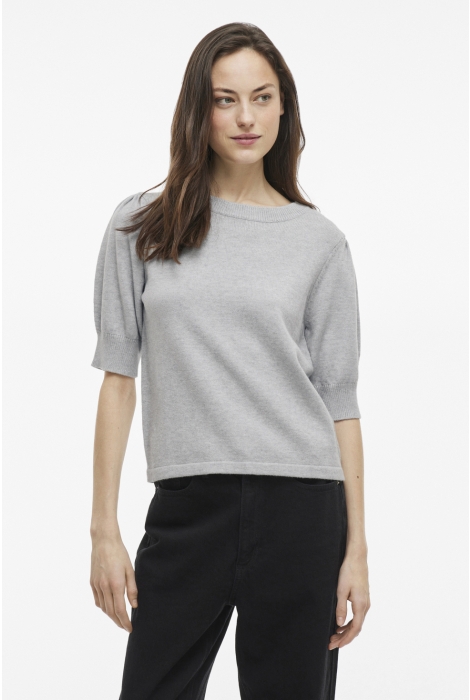 Vila viril 2/4 sleeve o-neck knit top -