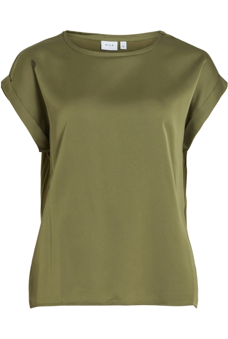 Vila viellette s/s satin top - noos