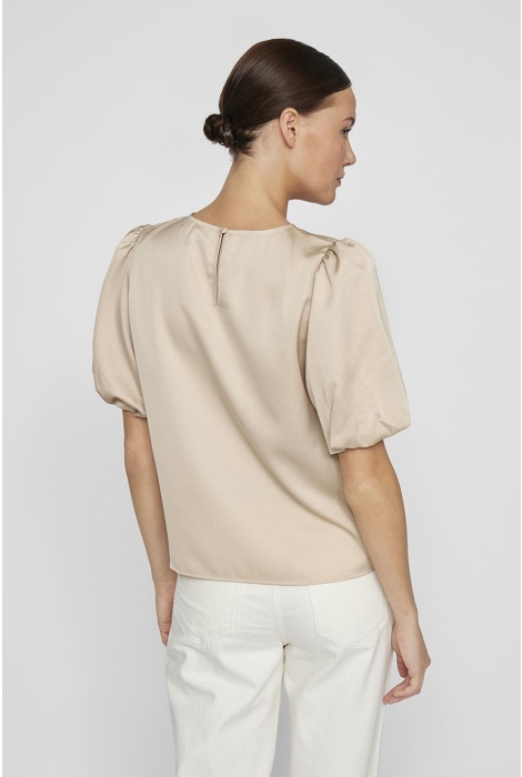 Vila viellette 2/4 satin puff top - noos