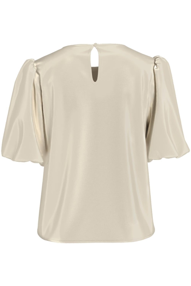 VIELLETTE 2/4 SATIN PUFF TOP - NOOS 14107986 CEMENT