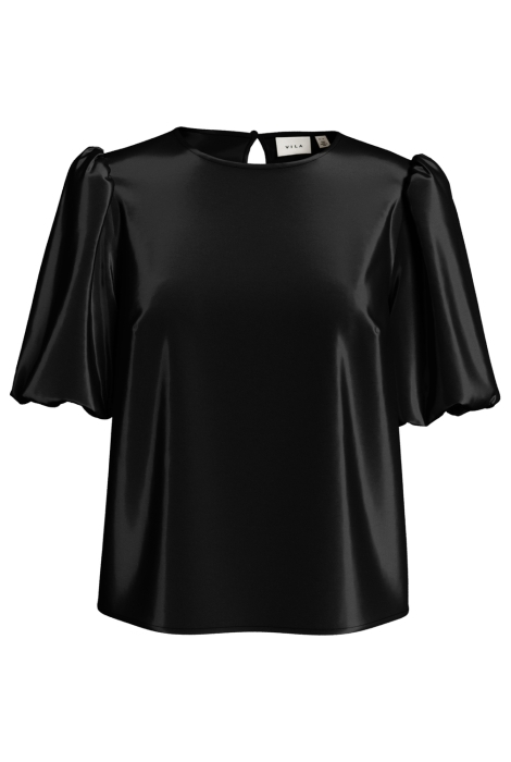 Vila viellette 2/4 satin puff top - noos