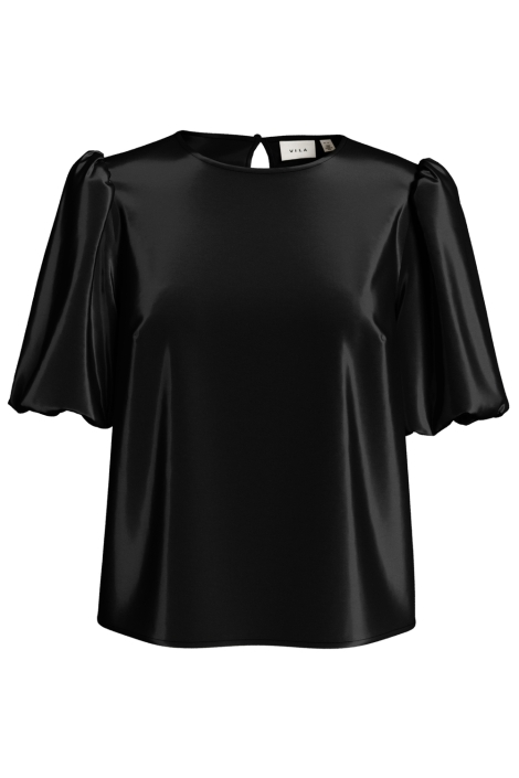 Vila viellette 2/4 satin puff top - noos