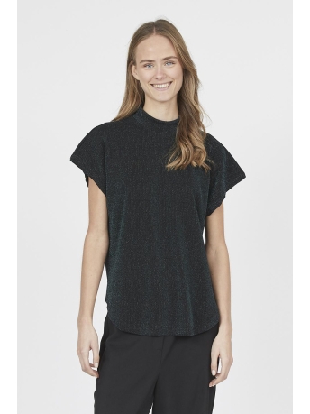 SisterS point T-shirt VIRAS SS 18272 BLACK/PINE