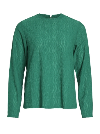 Vila T-shirt VISHINA L/S TOP 14108066 ULTRAMARINE GREEN