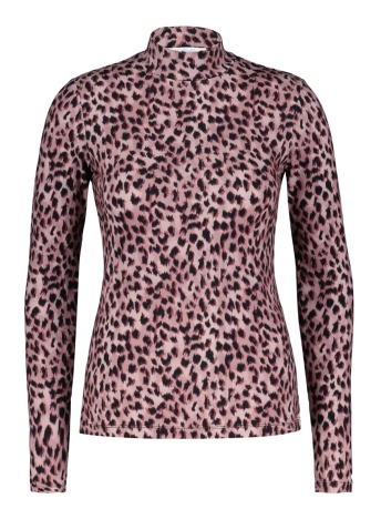 Red Button T-shirt ROLINDE LEOPARD TOP SRB4352 Old rose