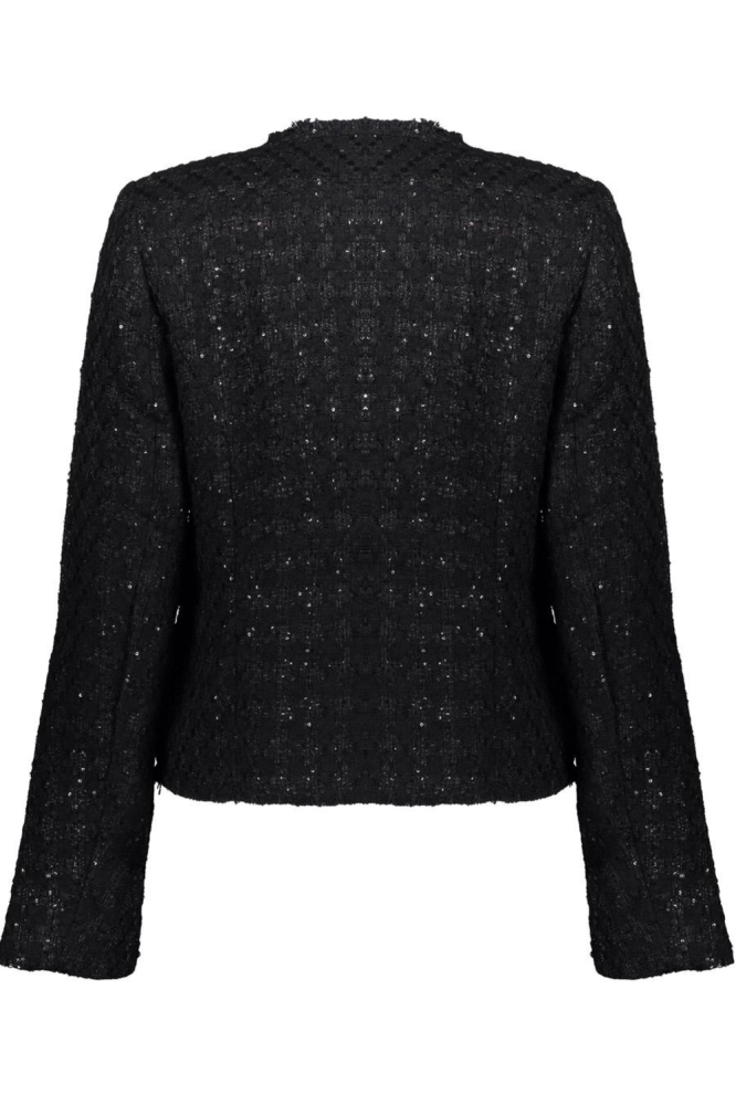 TWEED JASJE MET GLITTERS 45506 10 BLACK