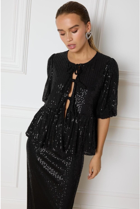 Refined Department top balloon sleeves silva