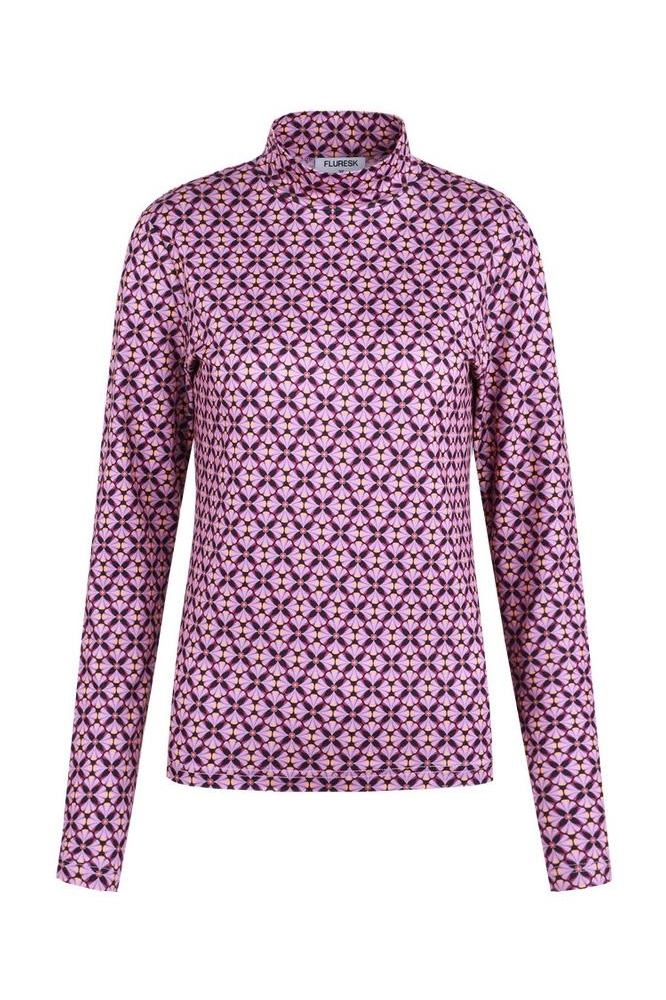 TYRA TOP 24NQF12 ZWART/LIGHT PURPLE