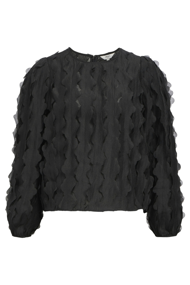 OBJCOLLIE L/S LO TOP E AW FAIR 24 23046554 Black