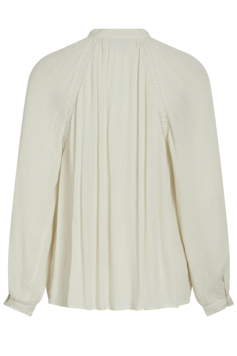 Vila vibelvira o-neck l/s lace detail to