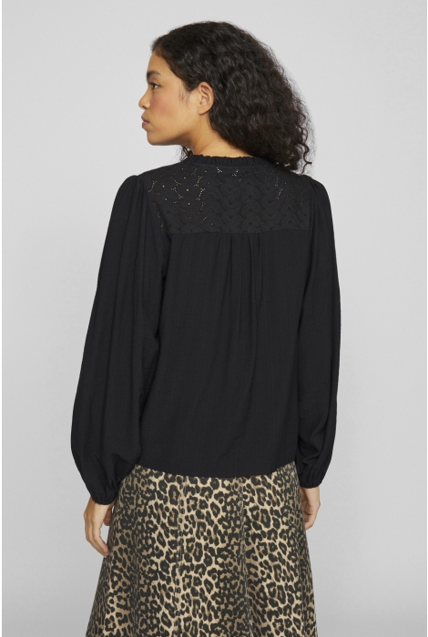 Vila vilady l/s lace top