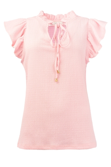 NED Top FERULA SL RMJ SEERSUCKER TRICOT 25S2 U328 01 459 rose shadow