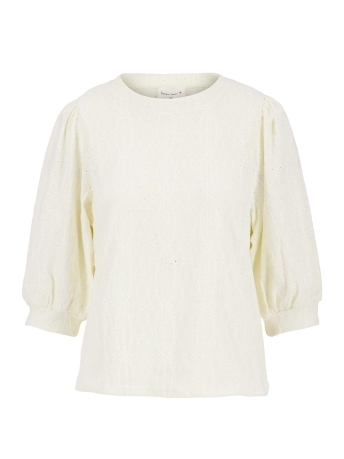 Zusss Blouse TOP VAN BRODERIE 0304 124 1007 OFF WHITE