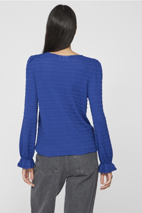 Vila vimaja l/s v-neck top #1