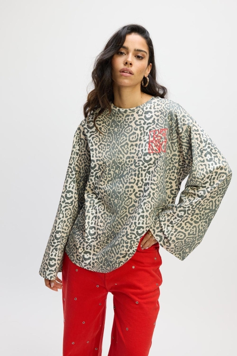 Refined Department ladies knitted longsleeve leo