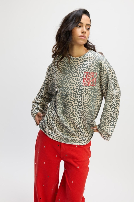 Refined Department ladies knitted longsleeve leo