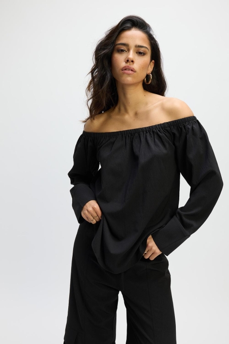 Refined Department ladies woven off shoulder blouse