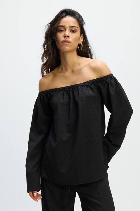 Refined Department ladies woven off shoulder blouse