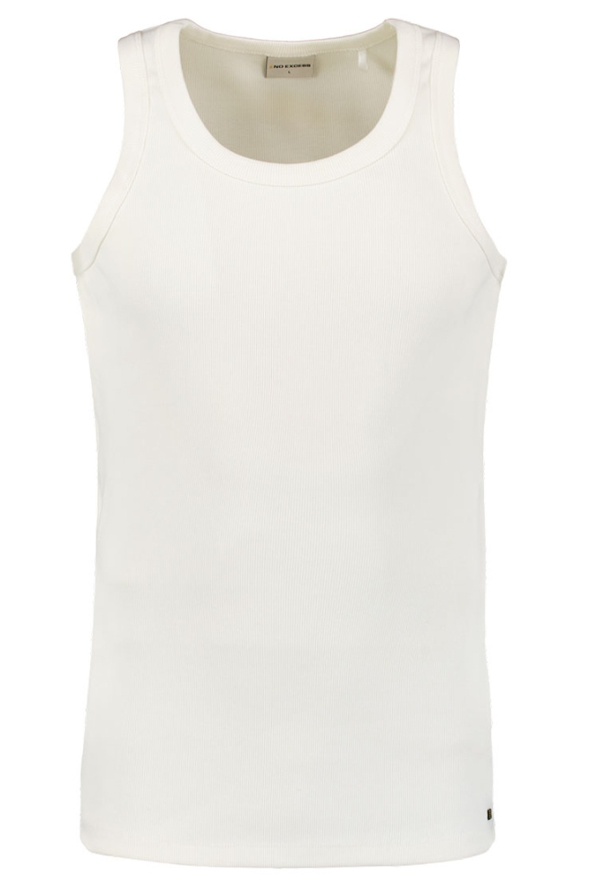 GERIBBELDE SINGLET 27350380 011 OFFWHITE