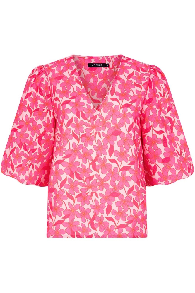 TOP MEREDITH SS2556 1011 PINK FLOWER