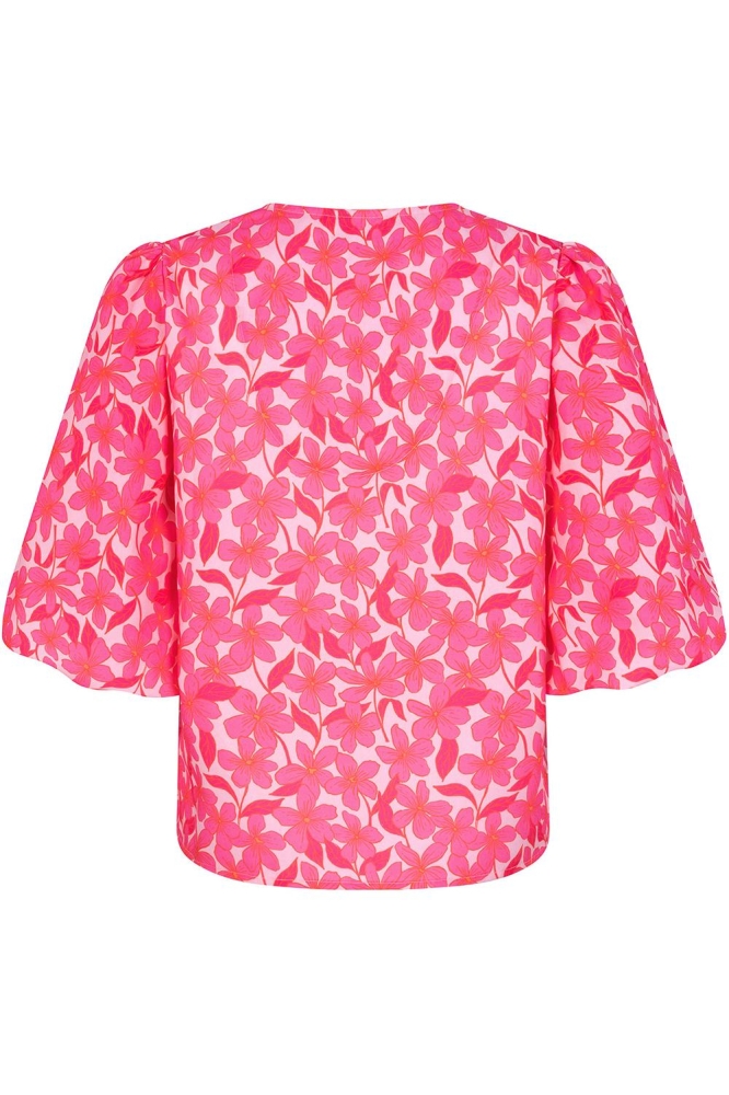 TOP MEREDITH SS2556 1011 PINK FLOWER