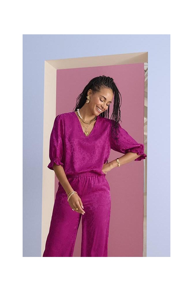 TOP ROMILLY SS2527 153 FUCHSIA PURPLE